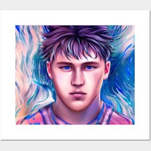 Anime illustration of Luka Doncic Posters and Art